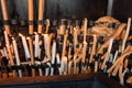 Offering Candles at Sanctuary of Fatima - Fatima, Portugal Royalty Free Stock Photo