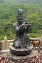 The Offering of the Six Devas, Po Lin Monastery, Hong Kong Royalty Free Stock Photo