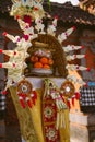 Offerings during The Galungan Festival in Bali Royalty Free Stock Photo