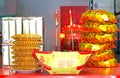 The offerings for predecessor of Chinese festival Royalty Free Stock Photo