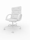 Office armchair on white isolared background