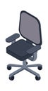 Office armchair for work place design 3d Royalty Free Stock Photo