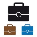 Office Bag Icon - Colorful Vector Illustration Royalty Free Stock Photo