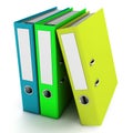 Office binders Royalty Free Stock Photo
