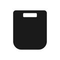 Office box icon. Document and file box icon illustration. Archive box storage symbol icon