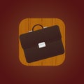 Office briefcase. Vector illustration decorative background design Royalty Free Stock Photo