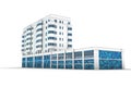 Office building 3d illustration Royalty Free Stock Photo