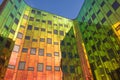 Office building with all the colors of the rainbow Royalty Free Stock Photo