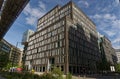 Office building architecture: London, Kings cross Royalty Free Stock Photo