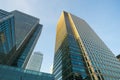 Office building background in Canary Wharf, London Royalty Free Stock Photo
