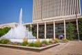 Office building of the church of Jesus-Christ of latter-day saints, the mormon church, on Temple square on Salt Lake City Royalty Free Stock Photo