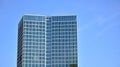 Office building in city center on a background closeup