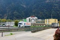 Office building of the company Strabag. Spittal an der Drau, Austria. Royalty Free Stock Photo