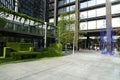 Office building front garden green space