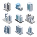 Office Building Isometric vector design illustration Royalty Free Stock Photo