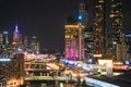 Office building night view (Melbourne) Royalty Free Stock Photo