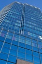 Office building over blue sky background Royalty Free Stock Photo