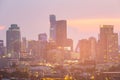 Office building after sunset tone Royalty Free Stock Photo