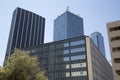 Office buildings in downtown Dallas Royalty Free Stock Photo