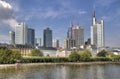 Office buildings in Frankfurt, Germany Royalty Free Stock Photo