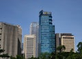 Office buildings at Makati district in Manila, Philippines Royalty Free Stock Photo