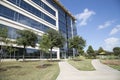 Office buildings and nice landscapes Royalty Free Stock Photo