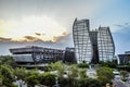 Office buildings in Sandton , financial hub of Johannesburg