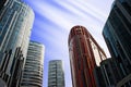 Office buildings in Sanlitun, Beijing, China Royalty Free Stock Photo