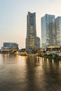 Office buildings and Yokohama Landmark Tower