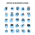 Office & Business Icons Royalty Free Stock Photo