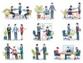 Office Business Meetings, Conference and Contract Royalty Free Stock Photo