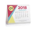 Office Calendar 2018 January