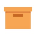 office carton box isolated icon