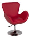 Red leather chair Royalty Free Stock Photo