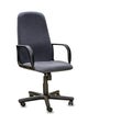 office chair from gray cloth over white Royalty Free Stock Photo