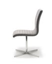 Office Chair gray fabric side view Royalty Free Stock Photo