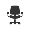 Office Chair Icon Royalty Free Stock Photo