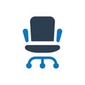 Office chair icon Royalty Free Stock Photo