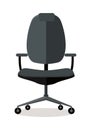 Office Chair Icon Symbol Isolated on White. Royalty Free Stock Photo