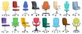 Office chair isolated cartoon icon.Vector illustration interior furniture on white background . Vector cartoon set icon Royalty Free Stock Photo