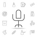 office chair line icon. Detailed set of web icons and signs. Premium graphic design. One of the collection icons for websites, web Royalty Free Stock Photo