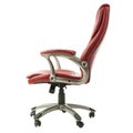 Office chair over isolated white background Royalty Free Stock Photo