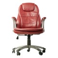 Office chair over isolated white background Royalty Free Stock Photo