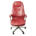 Office chair over isolated white background Royalty Free Stock Photo