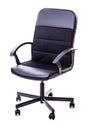 Office chair over white Royalty Free Stock Photo