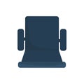Office chair top view. Flat design vector illustration Royalty Free Stock Photo