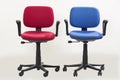 Office chair on white background Royalty Free Stock Photo