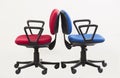 Office chair on white background Royalty Free Stock Photo