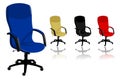 Office chairs, cdr vector