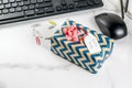 Office Christmas concept, secret Santa Royalty Free Stock Photo